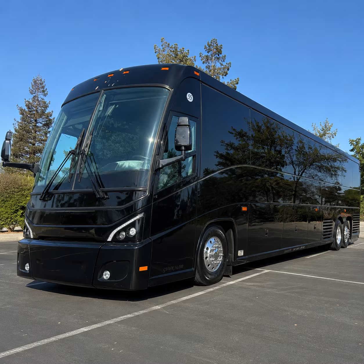 charter bus shuttles between irving and nas fort worth joint reserve base