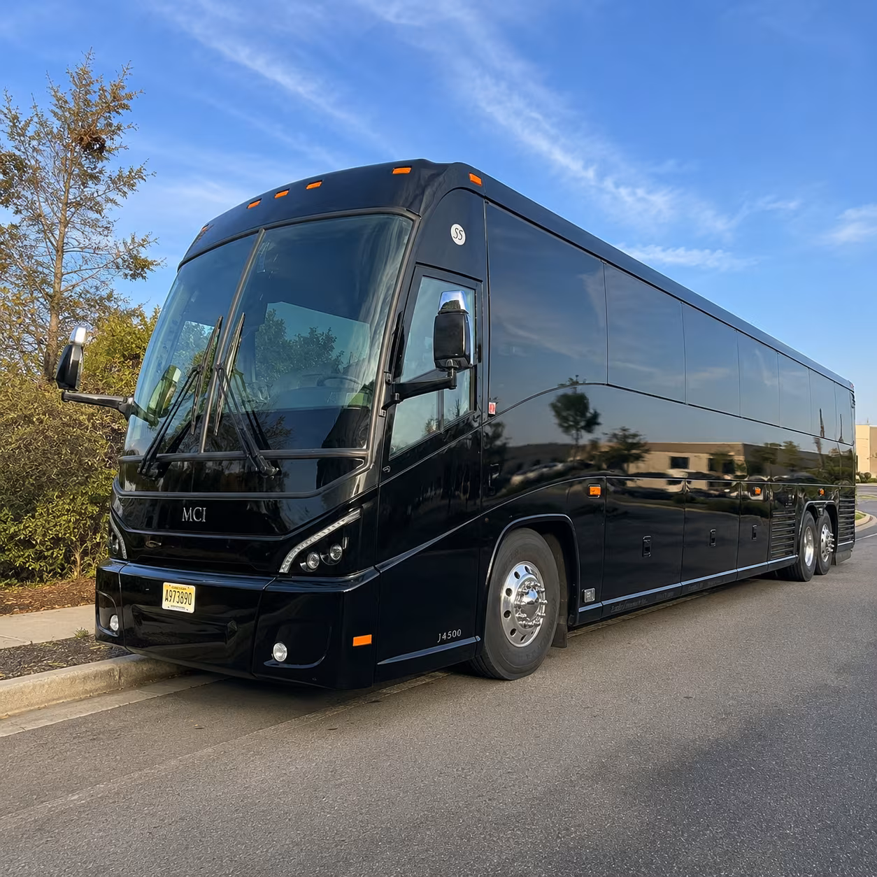 irving bus rental service area