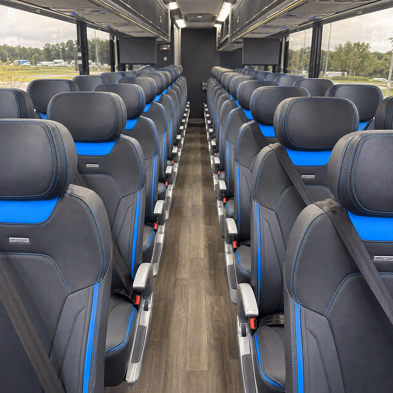 irving sporting event transportation onboard seating
