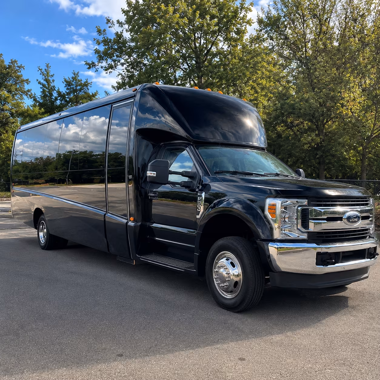 irving wedding transportation onboard seating