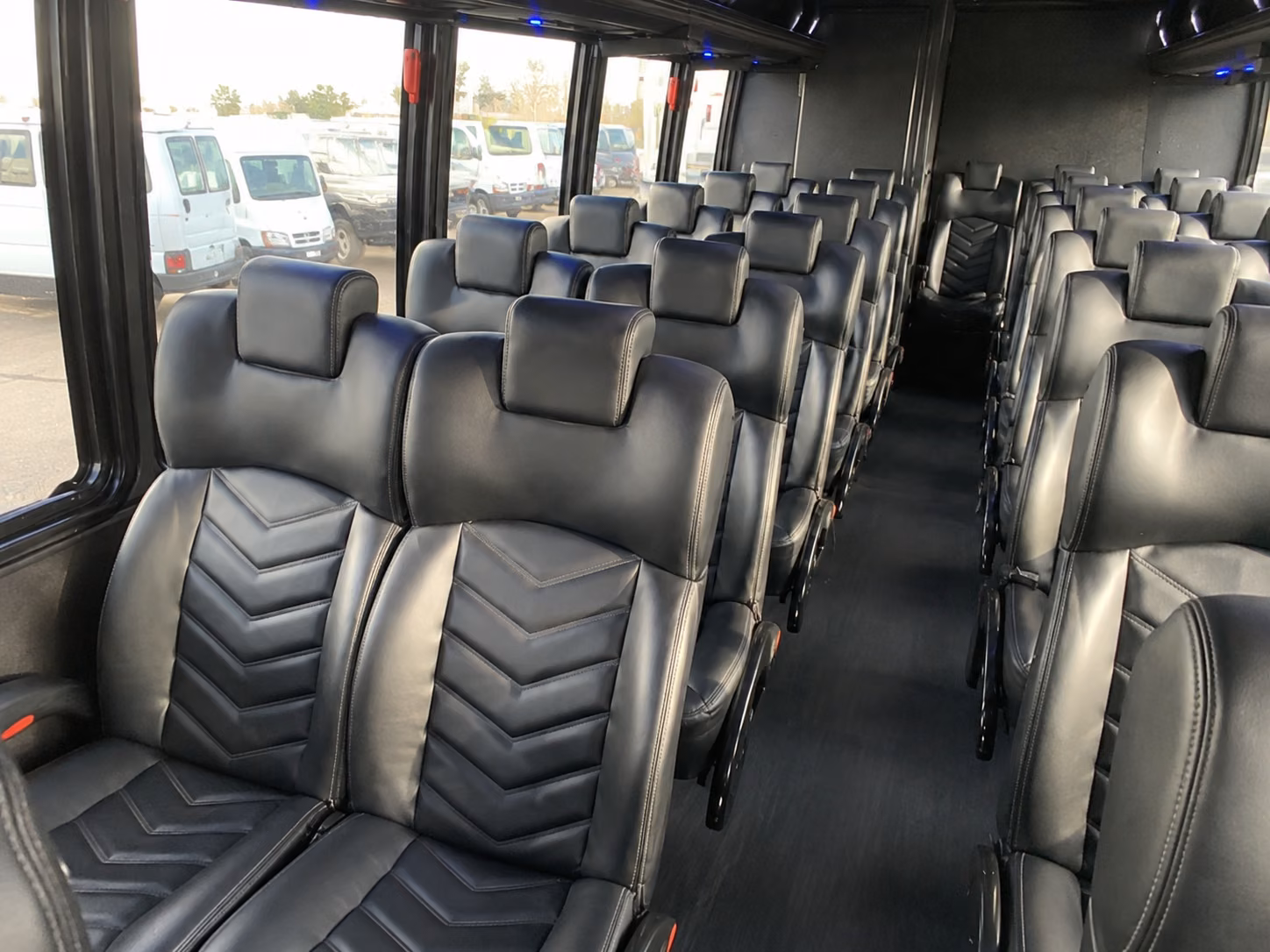 irving wine tour brewery transportation onboard seating