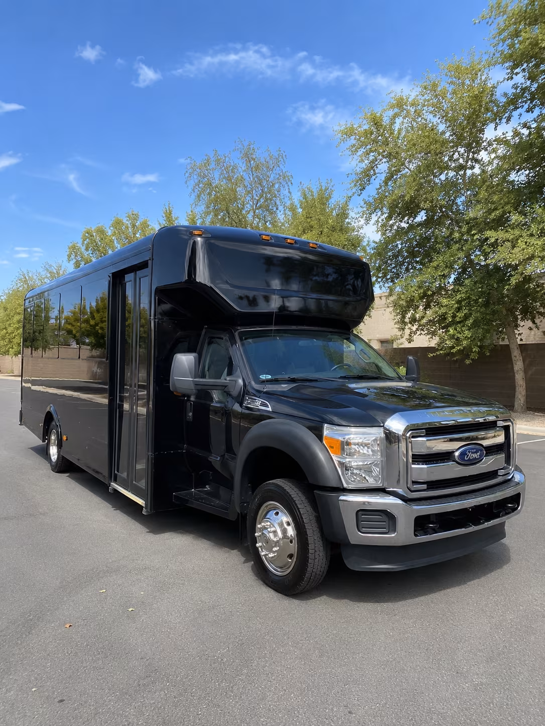 party buses that turn the drive into the pre show
